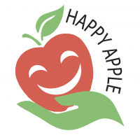 Happy apple