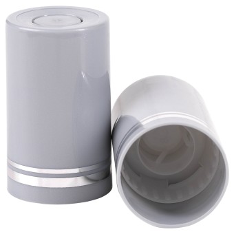 Колпачок полимерный 59 мм серый серебряные кольца