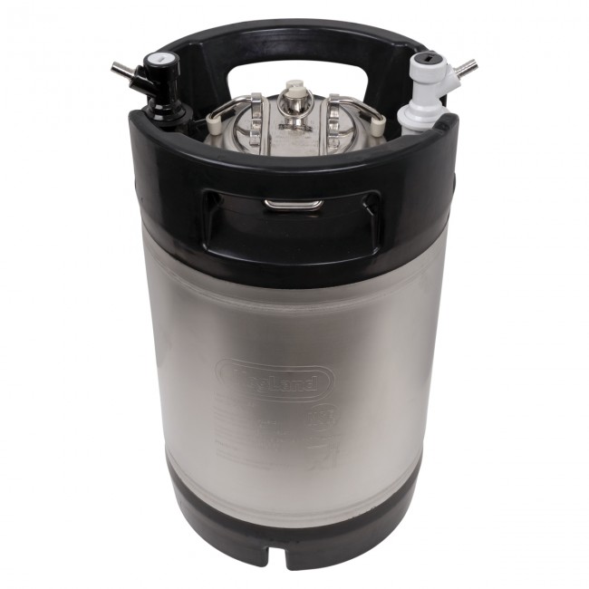 Коннектор "KegLand" для кегов с фитингом Ball Lock, исходящий (черный) под шланг, пластиковый Коннектор "KegLand" для кегов с фитингом Ball Lock, исходящий (черный) под шланг, пластиковый