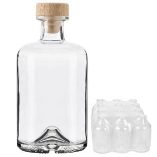 Бутылка "Аптека" 0,5 л. с пробкой полимерной Т-образной упаковка 12 шт.