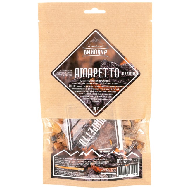 Набор для приготовления настойки "Ликер Амаретто" Набор для приготовления настойки "Ликер Амаретто"