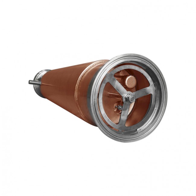 Вставка в конус тарельчатая колпачковая колонна, медь Вставка в конус тарельчатая колпачковая колонна, медь