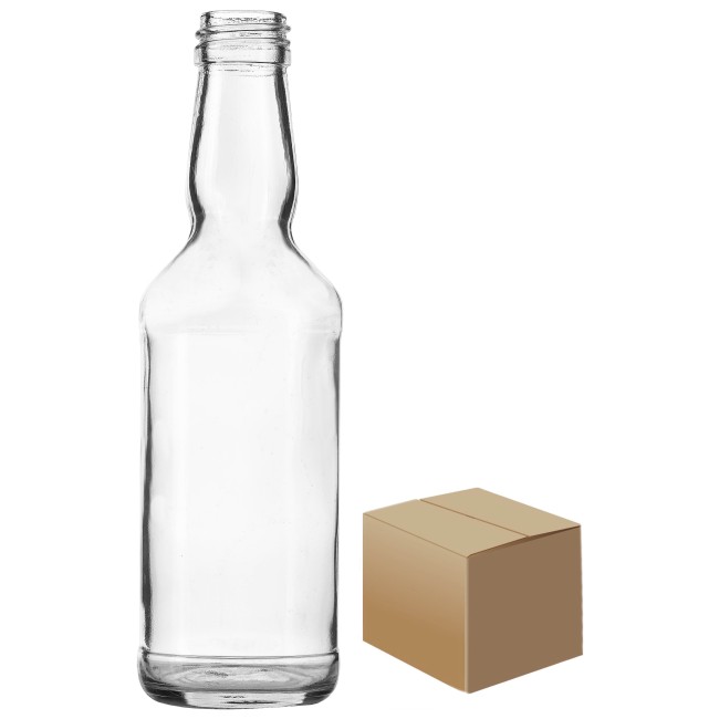 Бутылка "Чекушка" 0,25 л винт коробка