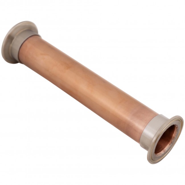 Царга d-35 L-250 мм. CLAMP 1,5" DN 32 медь Царга d-35 L-250 мм. CLAMP 1,5" DN 32 медь