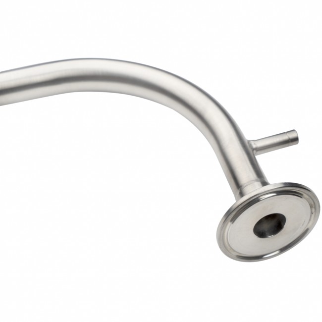 Дистиллятор прямоточный 2500 с отводом 90° CLAMP 1,5"