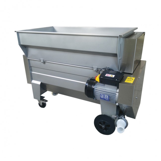 Электрический измельчитель с гребнеотделителем Malvasia 40 весь из нерж. стали Электрический измельчитель с гребнеотделителем Malvasia 40 весь из нерж. стали