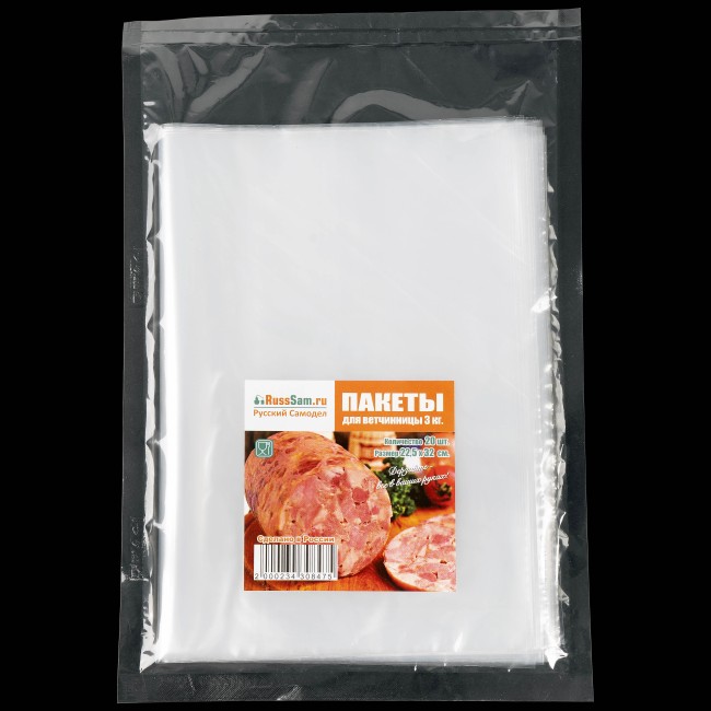 Полиэтиленовые пакеты для ветчинницы 3,0 кг (20 шт) Полиэтиленовые пакеты для ветчинницы 3,0 кг (20 шт)