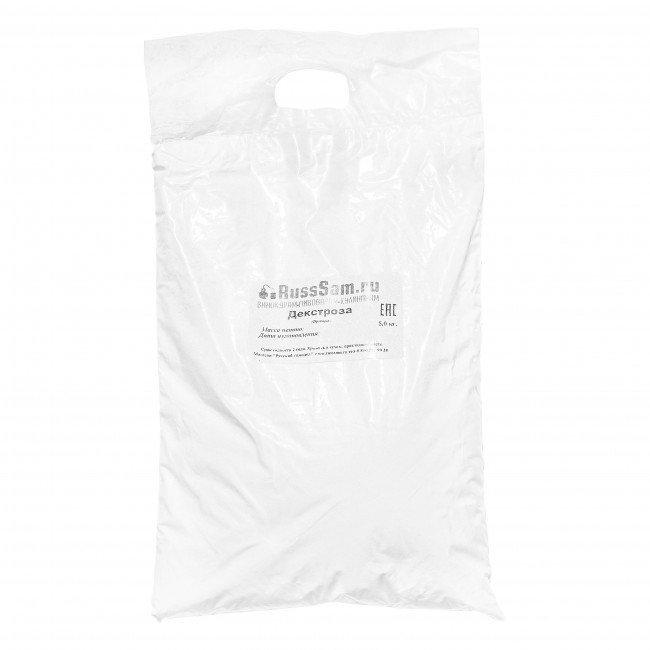 Глюкоза (декстроза моногидрат) кристаллическая 5 кг. Франция Глюкоза (декстроза моногидрат) кристаллическая 5 кг. Франция