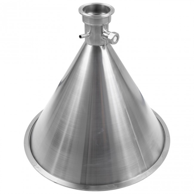 Конусная крышка "аламбик" D-360 CLAMP 2,5" Конусная крышка "аламбик" D-360 CLAMP 2,5"