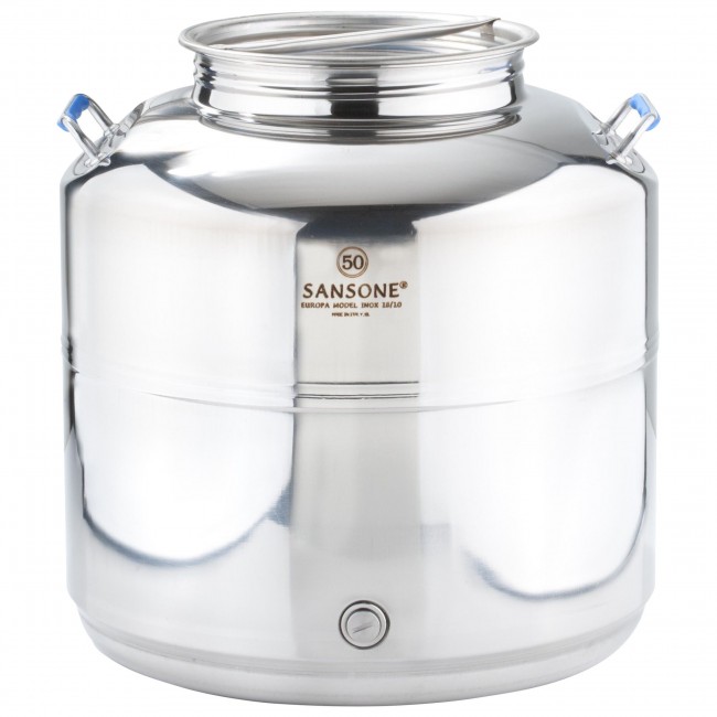 Бочка с краном Евро 50 л нерж. Бочка с краном Евро 50 л нерж.