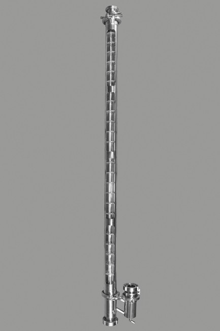 Непрерывная бражная колонна ХД/3-60 серия 2018 со вставкой 3400-4000Вт