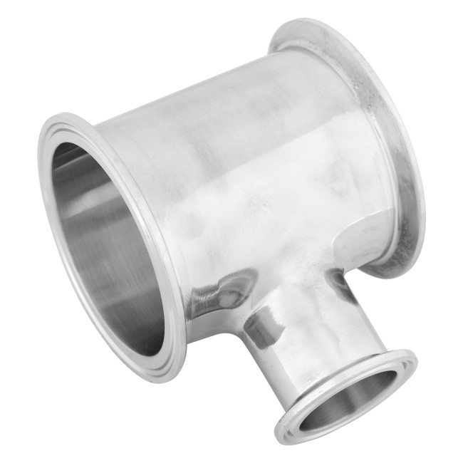 Тройник CLAMP 3,0" DN 76 боковой отвод 1,5" DN 38 AISI Тройник CLAMP 3,0" DN 76 боковой отвод 1,5" DN 38 AISI