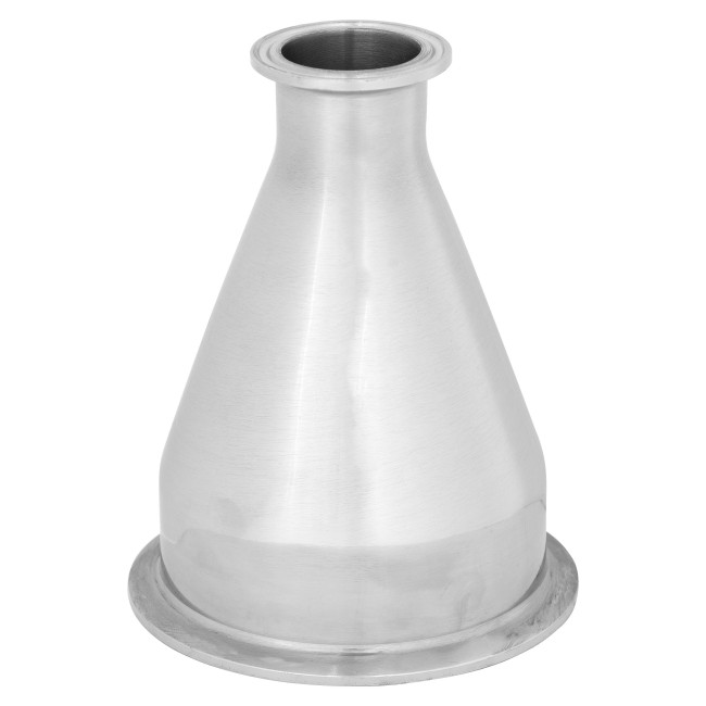 Переходник КЛАМП 1,5" (DN38) - КЛАМП 4,0" (DN102) h - 148 мм Переходник КЛАМП 1,5" (DN38) - КЛАМП 4,0" (DN102) h - 148 мм