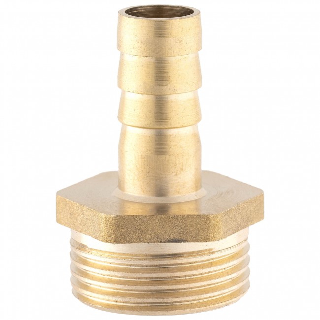 Штуцер ёлочка НР 3/4" латунь 12 мм. Штуцер ёлочка НР 3/4" латунь 12 мм.