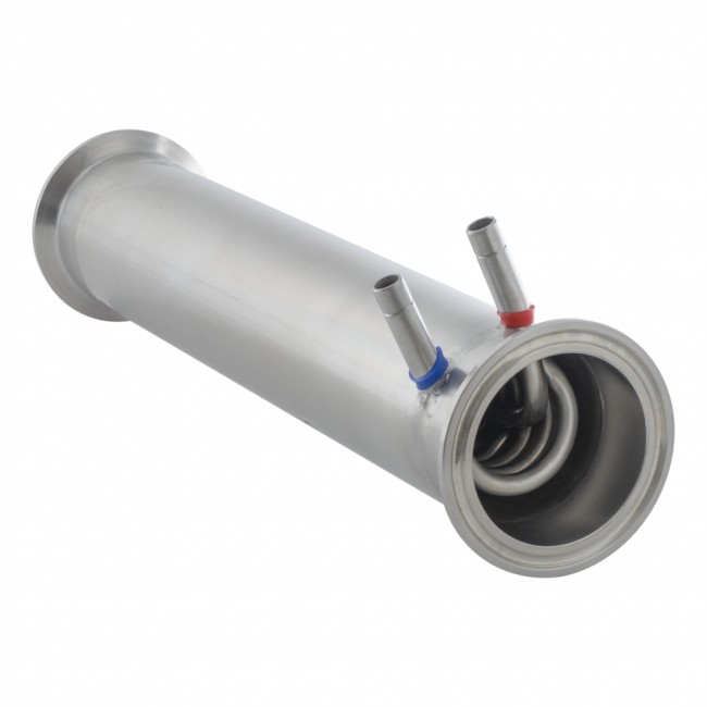 Царга d-51 L-280 мм. CLAMP 2,0" DN 35 AISI с холодильником Димрота Царга d-51 L-280 мм. CLAMP 2,0" DN 35 AISI с холодильником Димрота