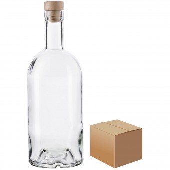 Бутылка "Домашняя" 1 л. с пробкой полимерной Т-образной коробка Бутылка "Домашняя" 1 л. с пробкой полимерной Т-образной коробка