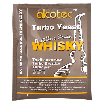Дрожжи спиртовые "Alcotec Whisky Turbo" 73 гр. Дрожжи спиртовые "Alcotec Whisky Turbo" 73 гр.