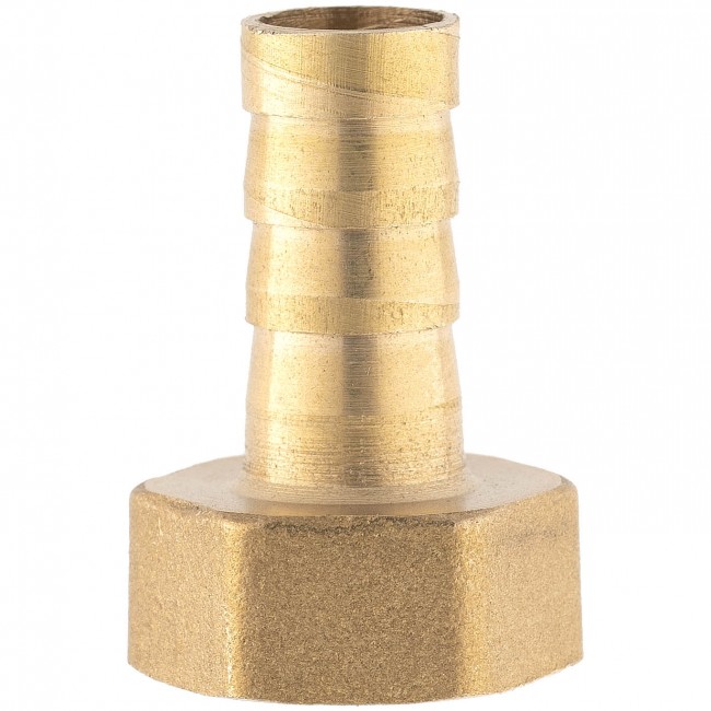 Штуцер ёлочка ВР 3/8" латунь 10 мм. Штуцер ёлочка ВР 3/8" латунь 10 мм.