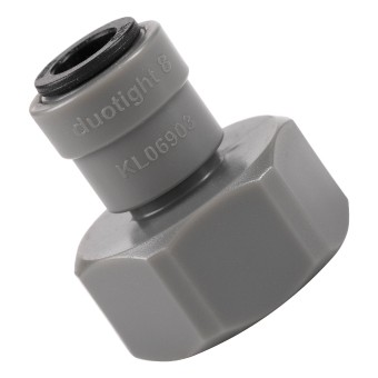 Коннектор быстросъемный Duotight прямой ВР 5/8" трубка 8 мм. Коннектор быстросъемный Duotight прямой ВР 5/8" трубка 8 мм.