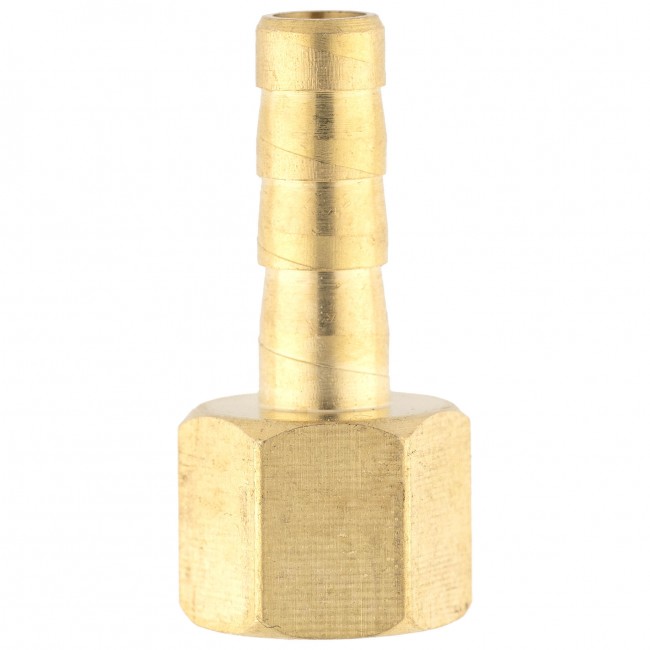 Штуцер ёлочка ВР 1/8" латунь 6 мм. Штуцер ёлочка ВР 1/8" латунь 6 мм.
