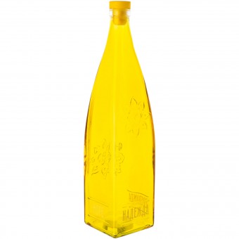 Бутылка декоративная с пробкой "Надежда" желтая 1 л Бутылка декоративная с пробкой "Надежда" желтая 1 л