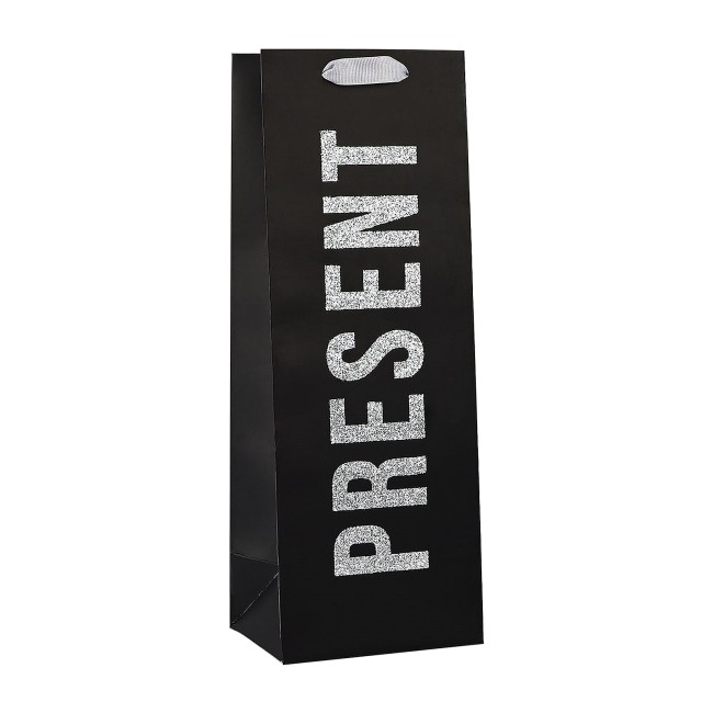 Пакет под бутылку подарочный "Present"