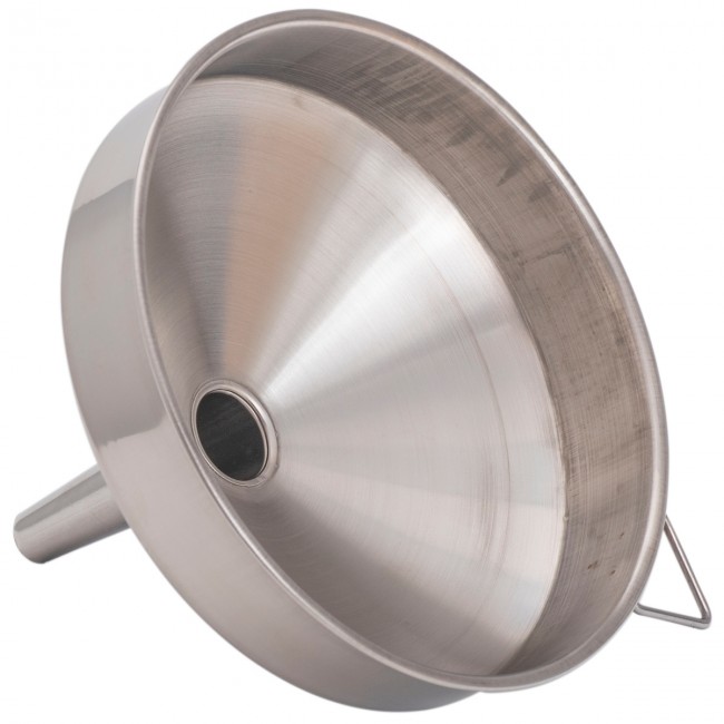 Воронка нерж. сталь d-230 мм, h-180 мм. Воронка нерж. сталь d-230 мм, h-180 мм.