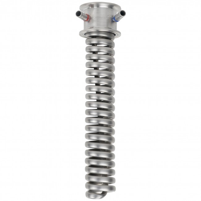 Холодильник Димрота проходной Clamp 2.0" трубка 8 мм. Холодильник Димрота проходной Clamp 2.0" трубка 8 мм.