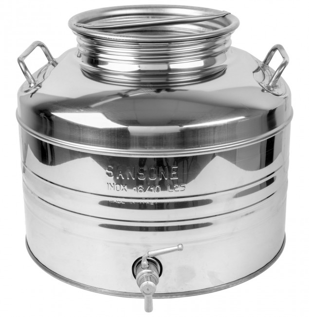 Традиционная бочка с краном 30 л нерж. Традиционная бочка с краном 30 л нерж.