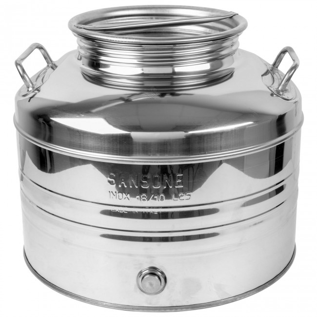 Традиционная бочка с краном 30 л нерж. Традиционная бочка с краном 30 л нерж.