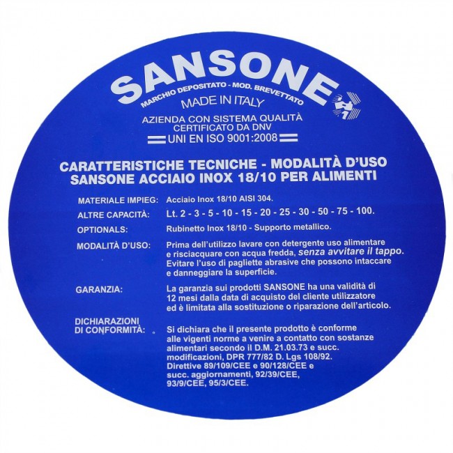 Традиционная бочка с краном 50 л нерж. Традиционная бочка с краном 50 л нерж.