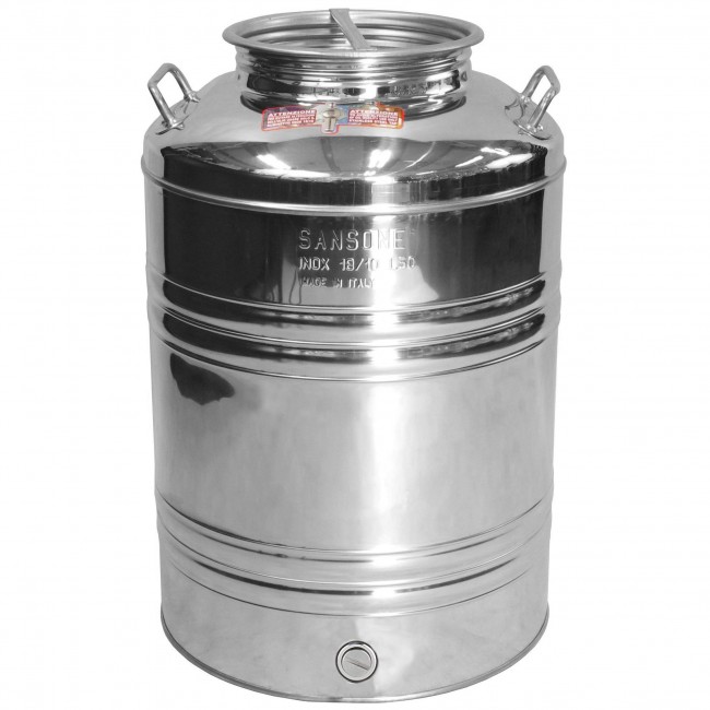 Традиционная бочка с краном 50 л нерж. Традиционная бочка с краном 50 л нерж.