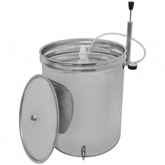 Ёмкость с пневмо и пылезащитной крышкой 200 л Ёмкость с пневмо и пылезащитной крышкой 200 л