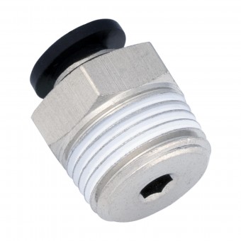 Штуцер НР 3/8" быстросъёмное соединение 6 мм Штуцер НР 3/8" быстросъёмное соединение 6 мм