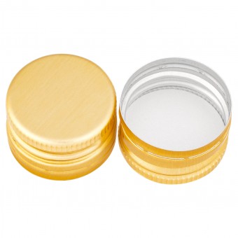 Колпачок алюминиевый с резьбой 28*18 золото Колпачок алюминиевый с резьбой 28*18 золото