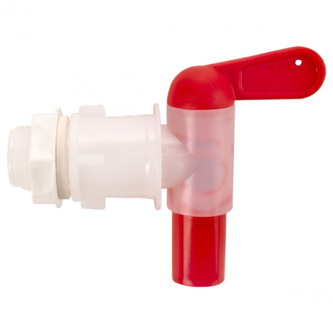 Кран пластиковый 3/4 широкий носик Кран пластиковый 3/4 широкий носик