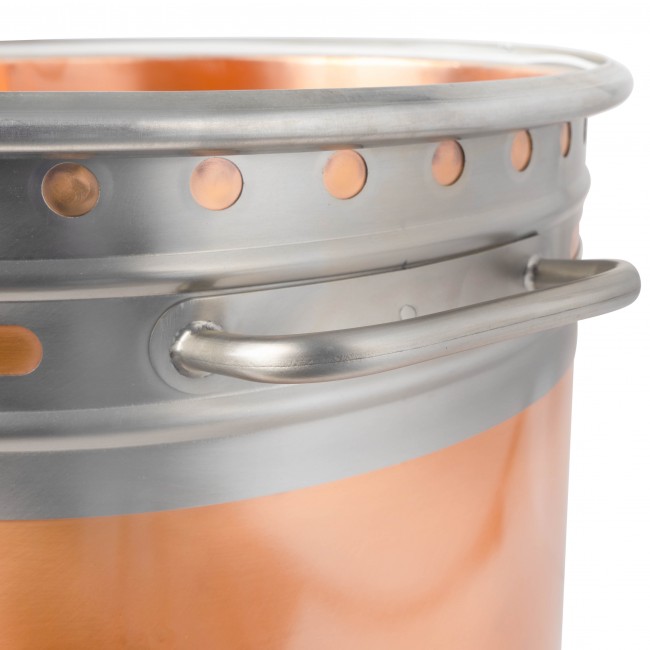 Куб ХД-37/ун maxima (D360) медный с индукционным дном с Clamp 2.0" под ТЭН Куб ХД-37/ун maxima (D360) медный с индукционным дном с Clamp 2.0" под ТЭН