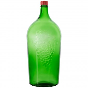 Бутылка "Виноград" 7 л. зеленая