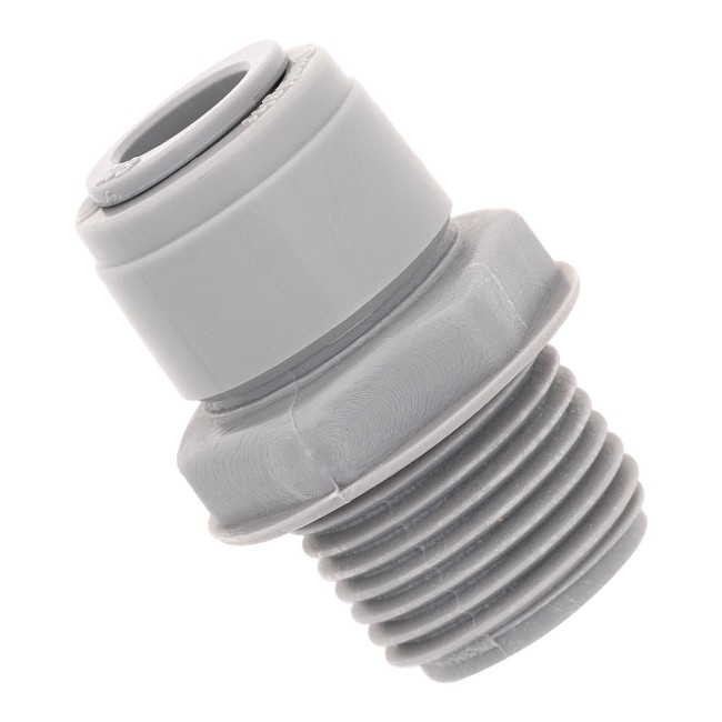 Коннектор быстросъемный Duotight прямой НР 1/2" трубка 3/8" Коннектор быстросъемный Duotight прямой НР 1/2" трубка 3/8"