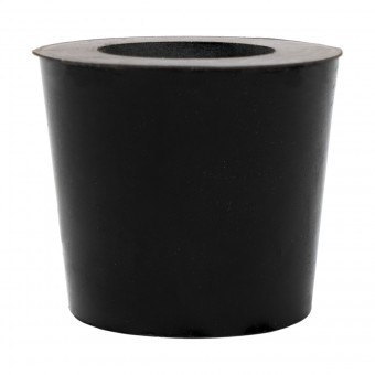 Пробка резиновая конусная 40 мм. с отверстием Пробка резиновая конусная 40 мм. с отверстием