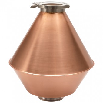 Луковица "Аламбик 21" большая, медь с соединением CLAMP 4.0" Луковица "Аламбик 21" большая, медь с соединением CLAMP 4.0"