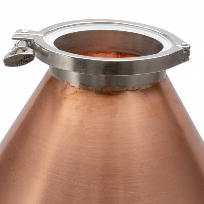 Луковица "Аламбик 21" большая, медь с соединением CLAMP 4.0" Луковица "Аламбик 21" большая, медь с соединением CLAMP 4.0"