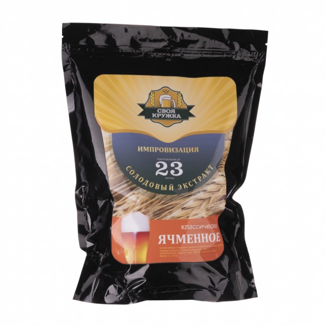 Солодовый экстракт "Своя Кружка" Ячменное классическое импровизация Солодовый экстракт "Своя Кружка" Ячменное классическое импровизация