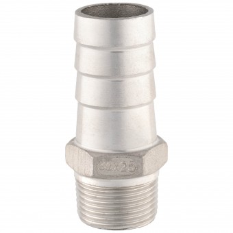 Штуцер ёлочка НР 3/4" AISI 25 мм Штуцер ёлочка НР 3/4" AISI 25 мм