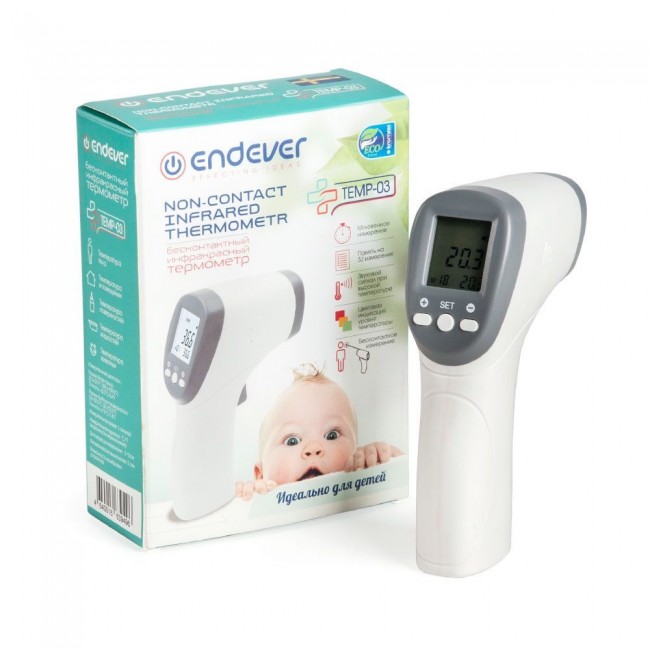 Термометр бесконтактный Endever Temp-03 Термометр бесконтактный Endever Temp-03