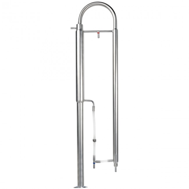 Дистиллятор с укреплением (пленочная колонна) ХД/3-3000ПК-ИД CLAMP 1.5"