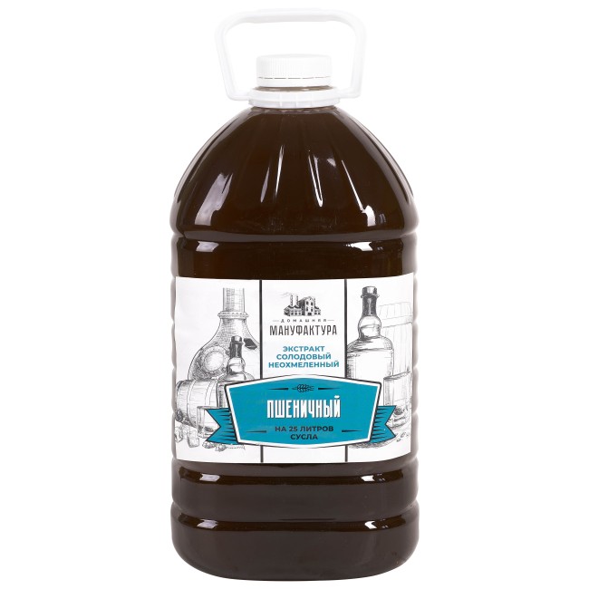 Жидкий неохмеленный солодовый экстракт "Пшеничный" 4,1 кг. 