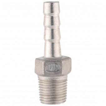 Штуцер ёлочка НР 1/8" AISI 6 мм