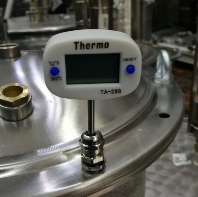 Ниппель для монтажа цифрового термометра М8 Ниппель для монтажа цифрового термометра М8