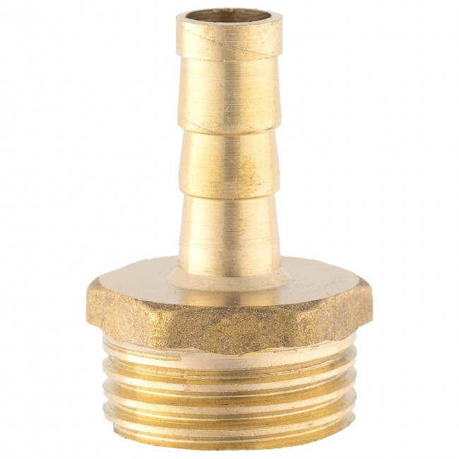 Штуцер ёлочка НР 1/2" латунь 8 мм. Штуцер ёлочка НР 1/2" латунь 8 мм.